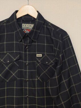 DIXXON Flannel Stay Gold Flannel Snap Shirt L